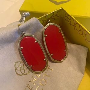 Kendra Scott Danielle Earrings Red